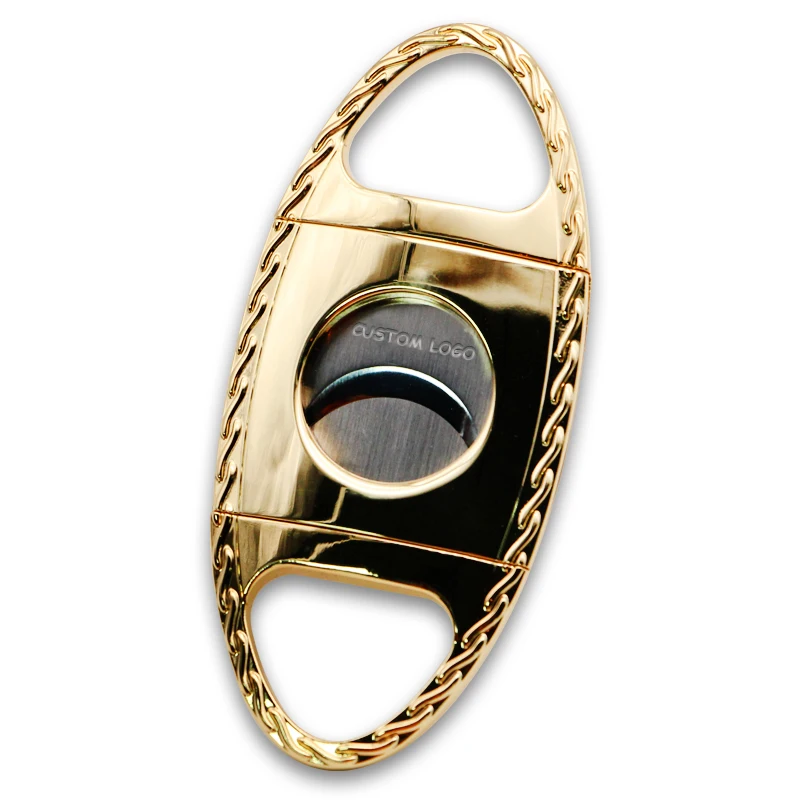 4 шт./лот прибор для резки сигар переносные ножницы табака двойные лезвия