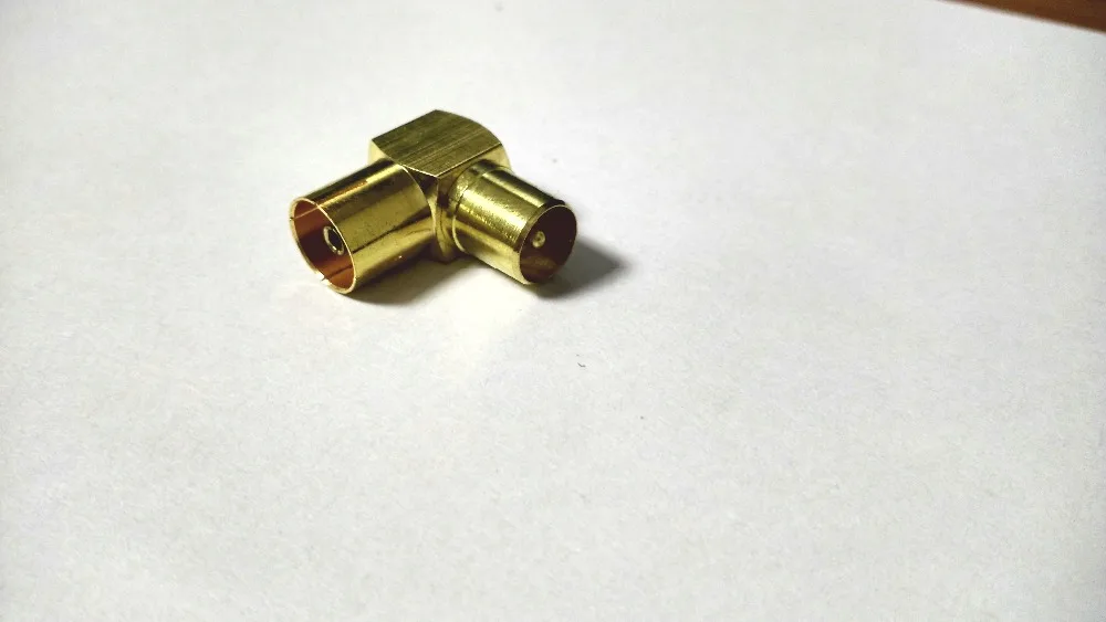 20pcs brass IEC PAL DVB T TV plug male to female adapter connector New | Обустройство дома