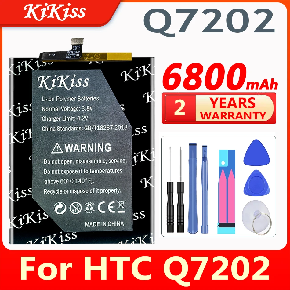 

Сменный аккумулятор KiKiss 6800 мАч для HTC Q7202 мобильный телефон