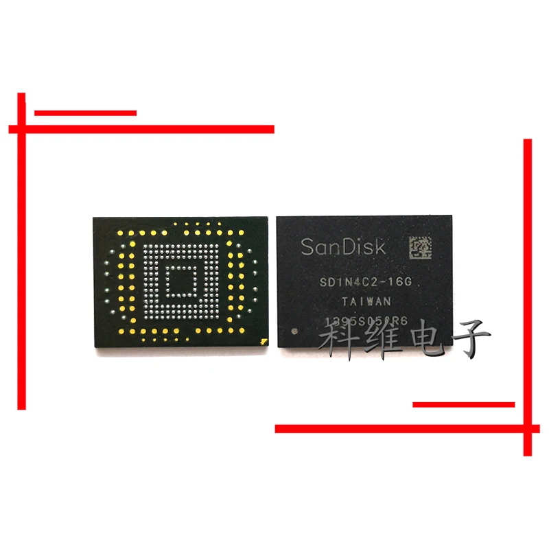 1 шт./лот SDIN4C2 16G 169 телефон жесткий мяч emmc плоский символ IC памяти