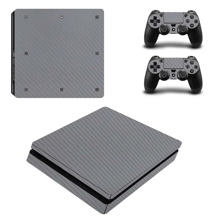 

Carbon Fiber Skin Sticker Decal Cover for SONY PS4 Slim Ultra-thin Skin Decorative Sticker Decal Cover for PS4 Slim Console