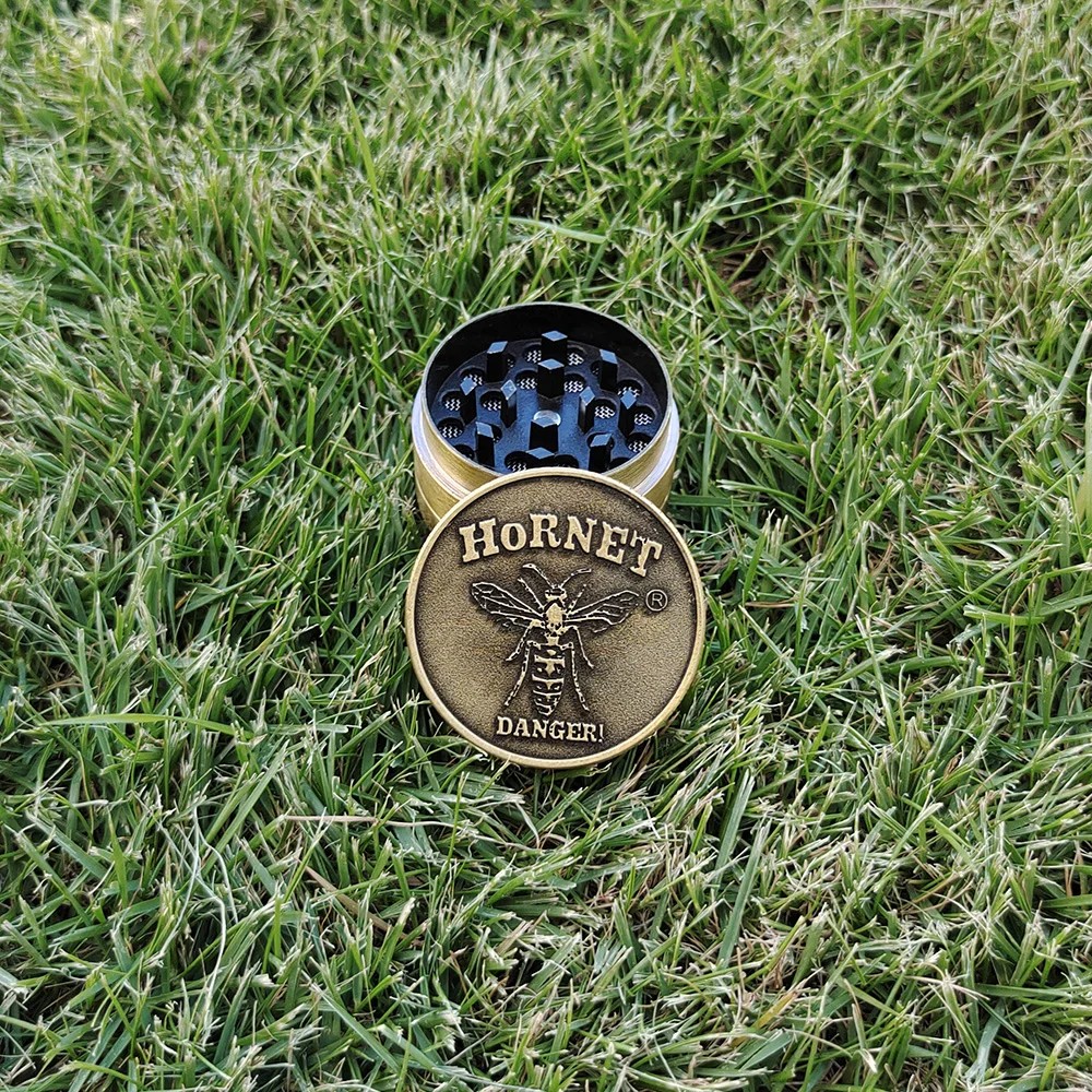 HORNET мини измельчители табака 40 мм 3 трубки сплав цинка латунь аксессуары для