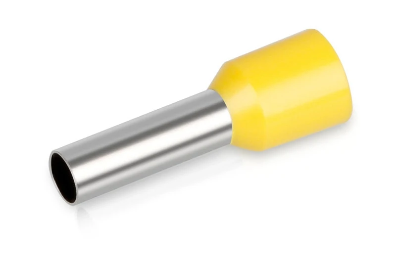 100 шт. наконечники шнура E2510 предварительно изолированные клеммы провода для 14 AWG 2