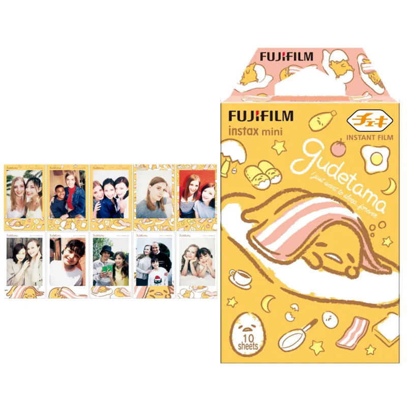 10 листов fuji fujifilm instax mini Color edge fims для instant camera mini 7s 25 50s 8 90 фотобумага - Цвет: gudetama