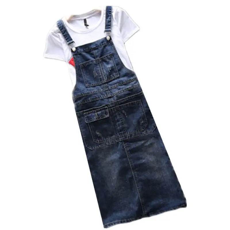 Летние женские джинсовые платья Повседневное весеннее платье свободные штаны с