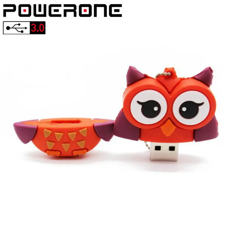USB 3 0 флеш-накопитель POWERONE в виде пингвина совы лисы | Компьютеры и офис