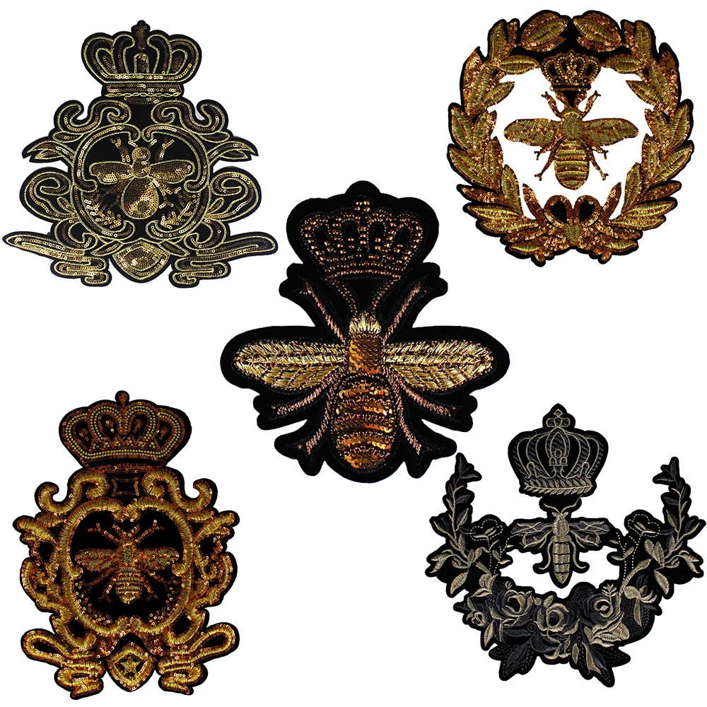 Нашивки с бисером 2 шт.|Заплатки| |