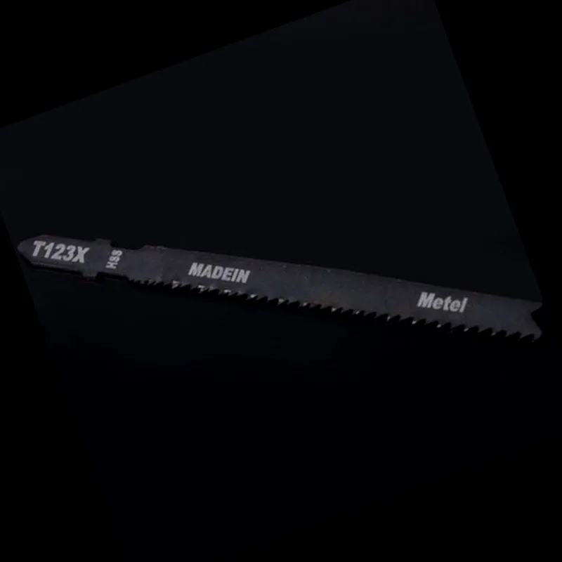 

5-pack T123X HCS High Carbon Steel T-Shank Jigsaw Blades For Metal Cutting Lots