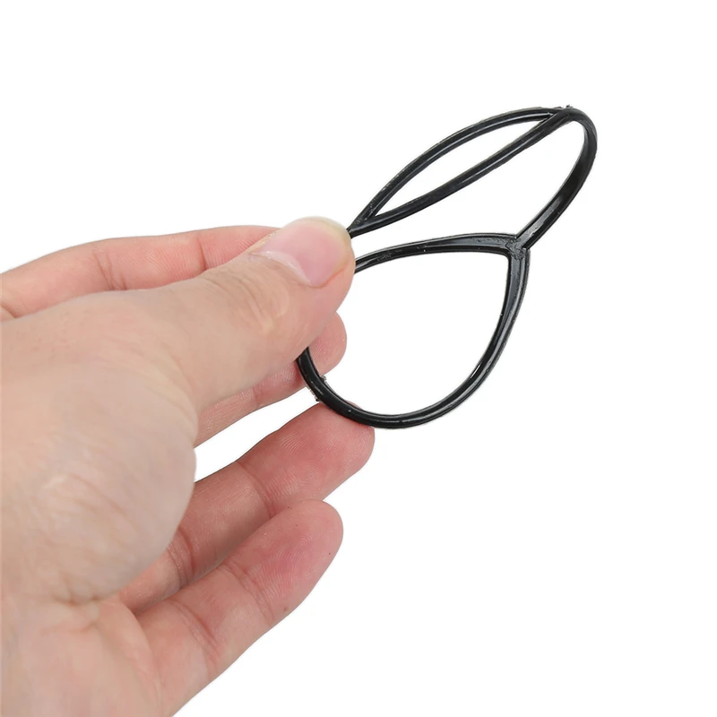 2 шт конский хвост создатель пластиковые петли Инструменты для укладки Девушки