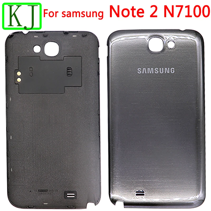 Задний корпус для samsung Galaxy note 2 II N7105 N7100 Крышка батарейного отсека задняя дверь корпус
