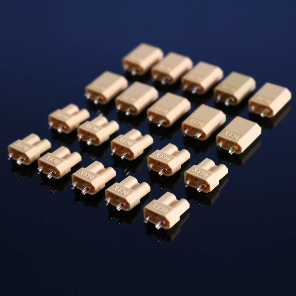 10 парт/лот XT30 30 A Макс штекер гнездовой разъем для радиоуправляемой батареи Lipo