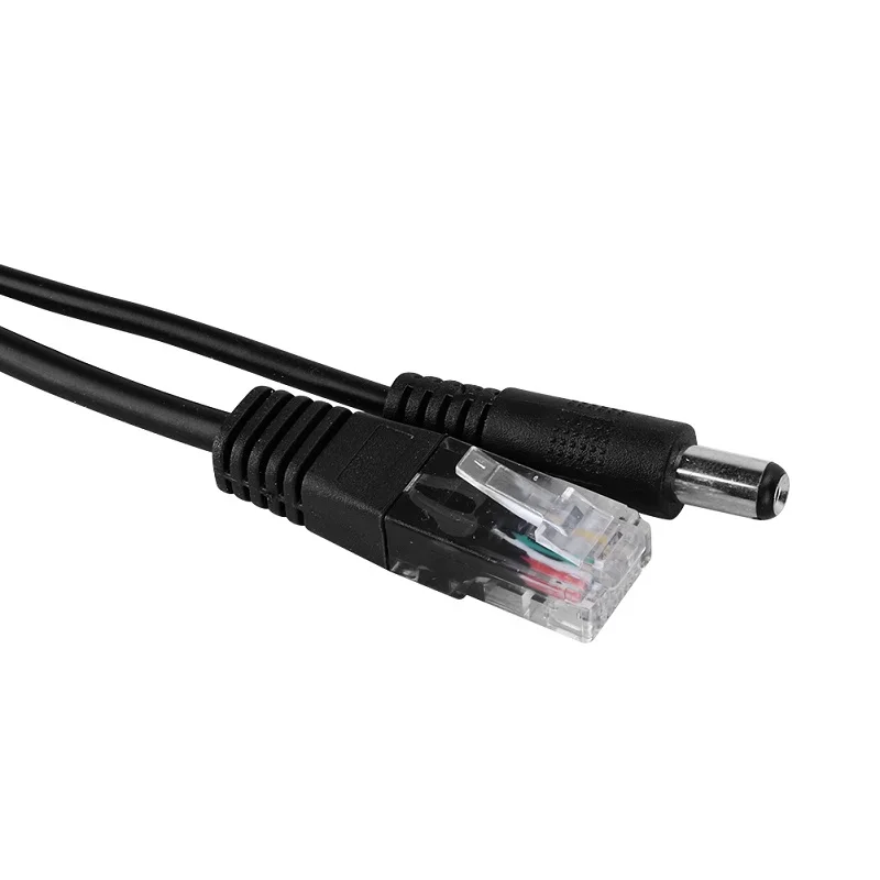 

48V to 12V POE Connectors 802.3af Compliant 1000Mbs Adapter Cable Splitter Injector Power Over Ethernet For Huawei / Hikvision