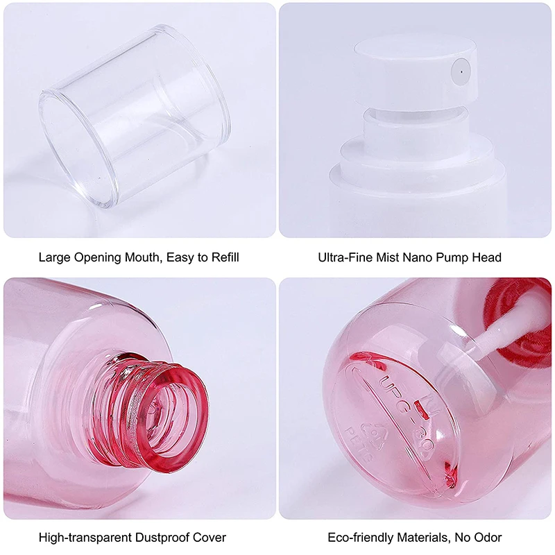 30 мл тонкая бутылка для распыления тумана многоразовый дорожный прозрачный