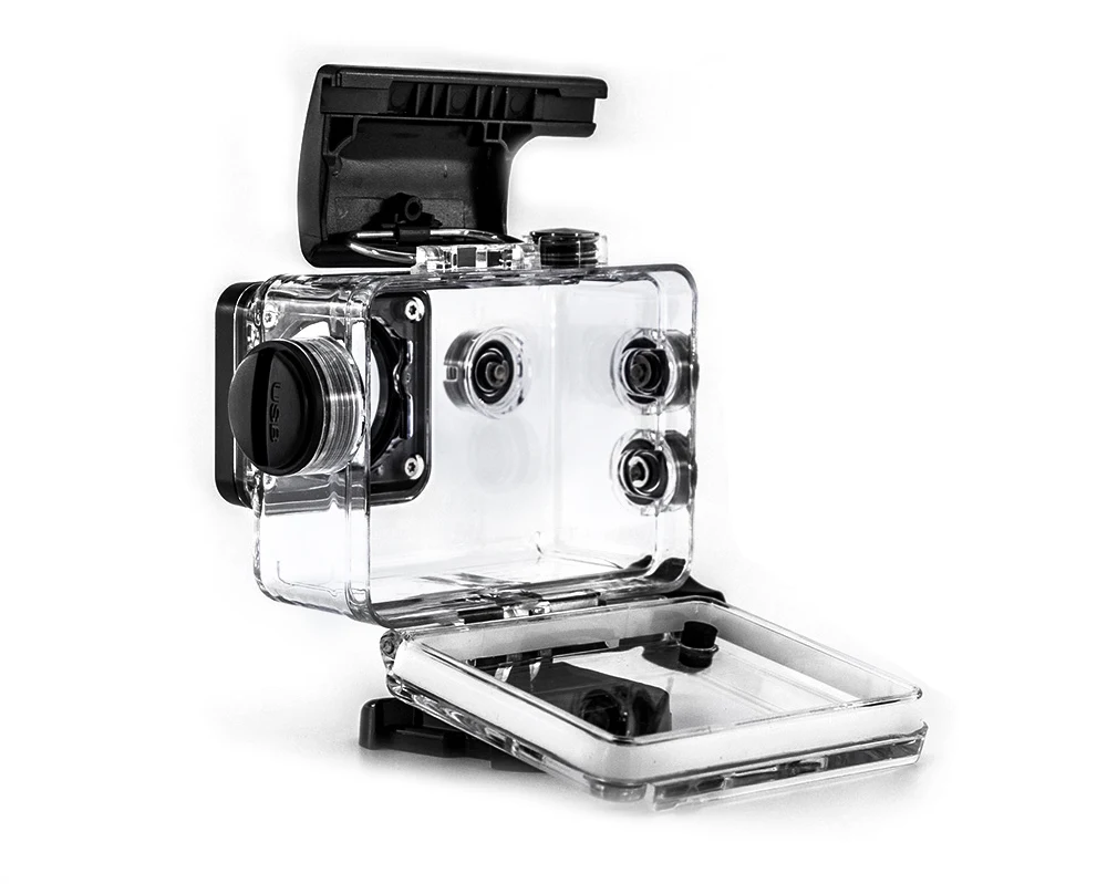 Аксессуары для камеры Go Pro Аксессуары для экшн-камеры Gopro Hero 7/6/5/4/3 Экшн-камера Eken H9 Wi-Fi Sj4000 пульт дистанционного управления для спортивной Камера подводный водонепроницаемый Корпус чехол с крышкой