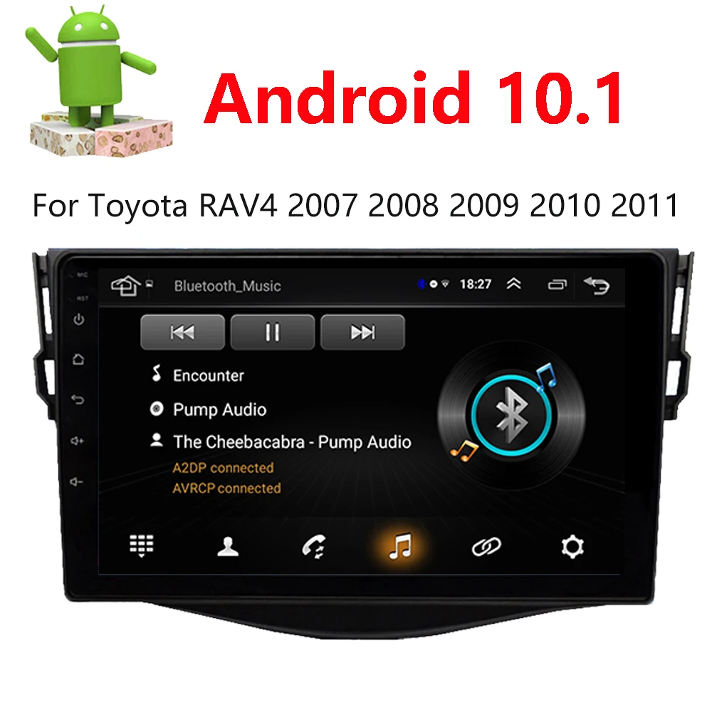 Автомобильный мультимедийный проигрыватель 2 Din 9 дюймов Android 10 1 радио GPS