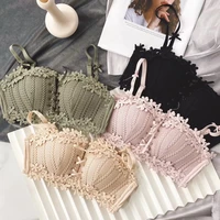 floral embroidery bras for women tied lingerie seamless bra bralette wireless brassiere female underwear intimates sujetador