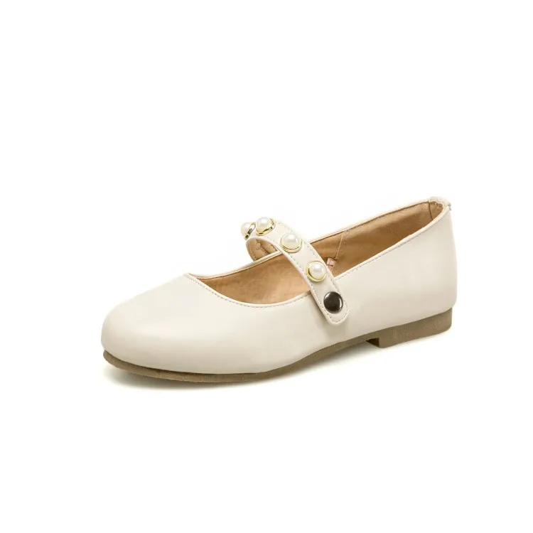 Туфли лодочки женские на высоком каблуке туфли с жемчугом круглым носком