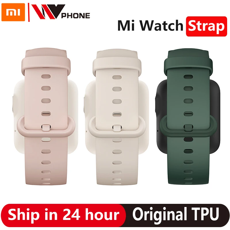 Оригинальный ремешок для часов Xiaomi смарт Mi Watch Lite и Redmi материал ТПУ три цвета в