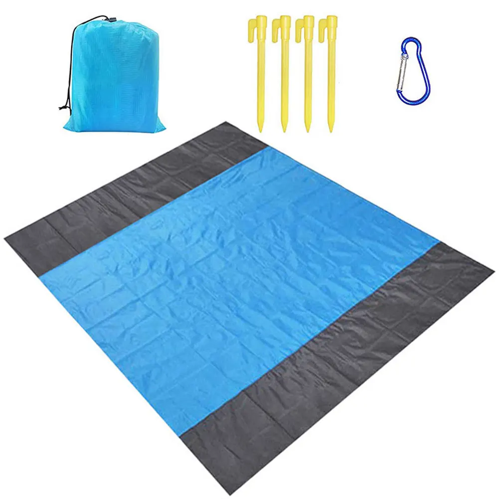 

Beach Blanket Picnic Mat Rug Sandproof Waterproof Large Foldable Portable Pocket Blanket Camping Travel Hiking Lightweight Pad