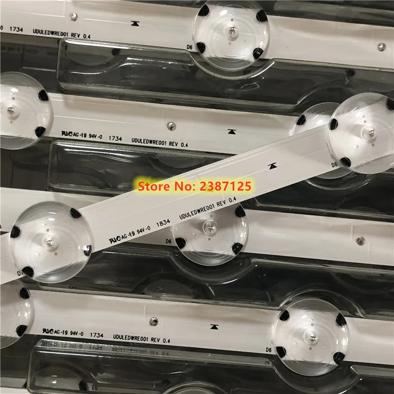 1 Набор = 6 шт. Светодиодная лента для подсветки Phili ps uduledwre 001 55pfl5703 / f7 ds2 55W8S1P UDULEDWRE001