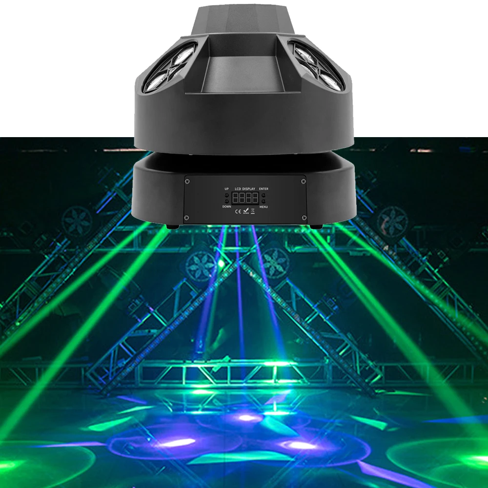 

12X15W LED Cree Lamp RGBW 4IN1 Bee Eye Strobe Laser Pattern Light DMX512 Music Control DJ Disco Stage Wedding Outdoor Indoor Bar