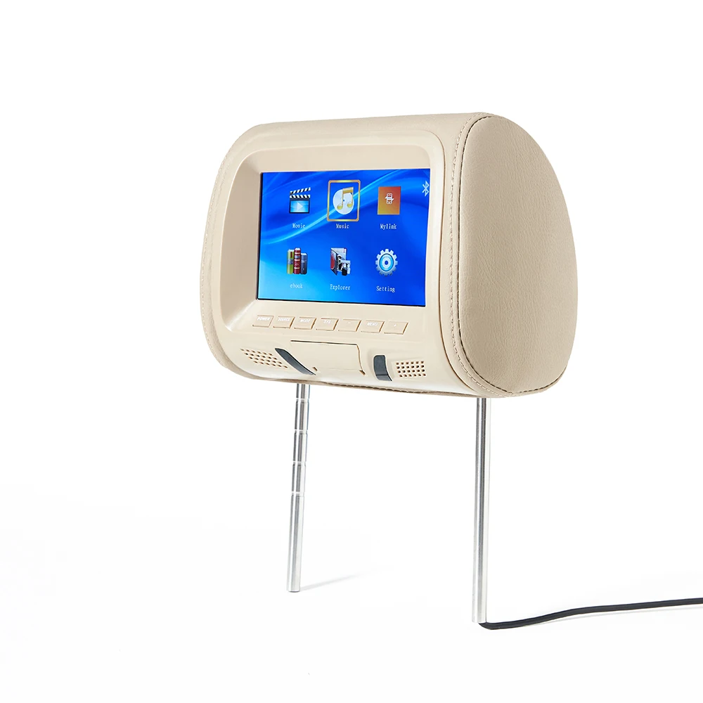 Автомобильный подголовник монитор Зеркало Ссылка Универсальный 7 дюймов TFT