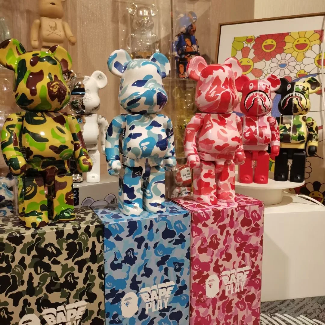 Модная искусственная игрушка 400% 28 см BEARBRICK Шанхай Макао ограниченная модель