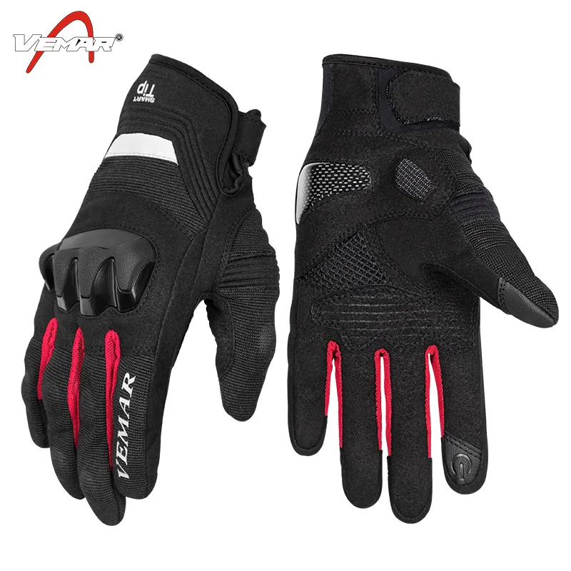 

Motorcycle four seasons riding gloves anti-fall racing gloves male mountain bike motorcycle rider non-slip summer gloves women