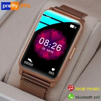 bluetooth call smart watch men women 1g memory tws headset function music smartwatch full touch fitness tracker for android ios