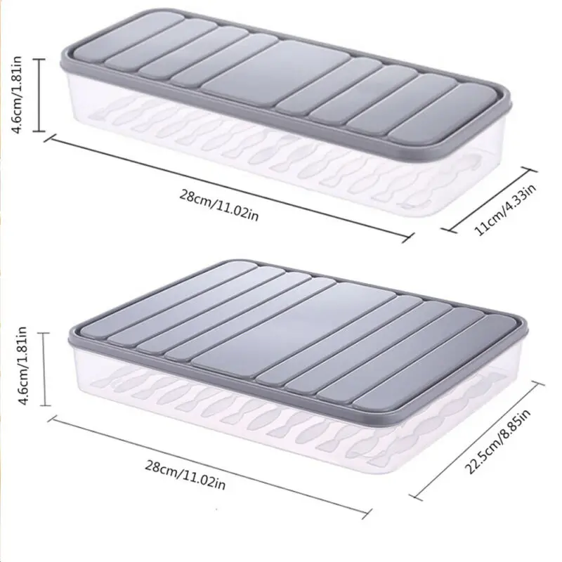 Контейнер для хранения продуктов в холодильнике контейнер с крышкой герметичный