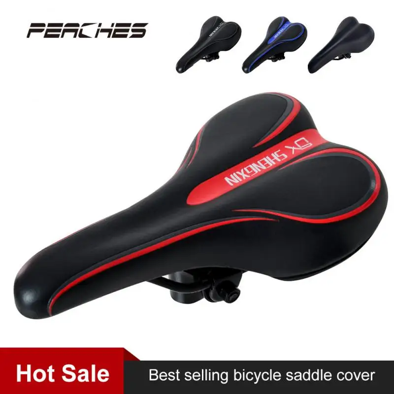 

MTB Bicycle Saddle Seat Big Butt Bicycle Road Cycle Saddle Mountain Bike Gel Seat Shock Absorber Wide Comfortable Accessories