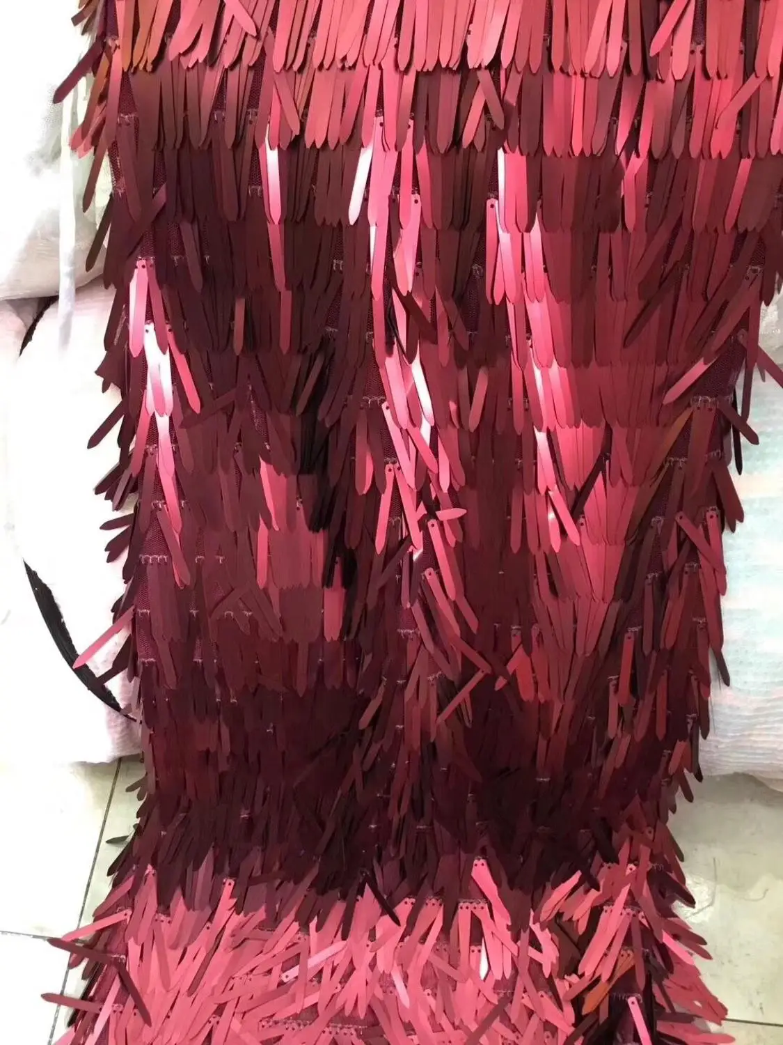 Новинка красивая кружевная ткань с крупными блестками ручная работа 3d цветок