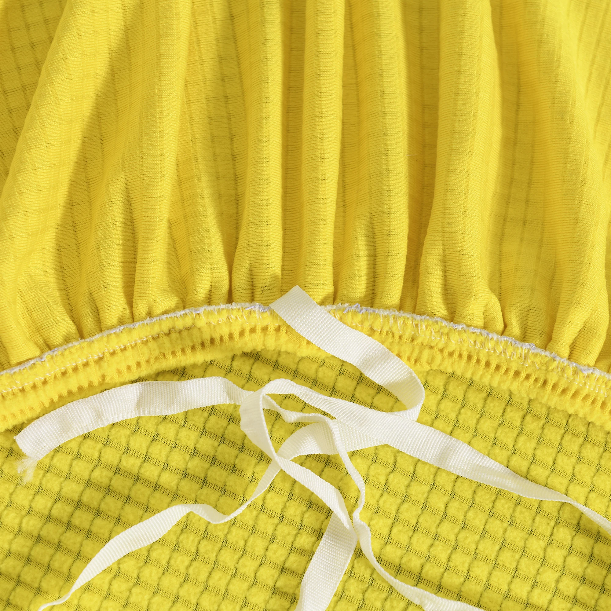 

Modern Yellow Plaid Velvet Sofa Cover Elastic Chaise Longue Non-slip 1 2 3 4 Seater for Living Room,Corner Couch Cover L Shaped