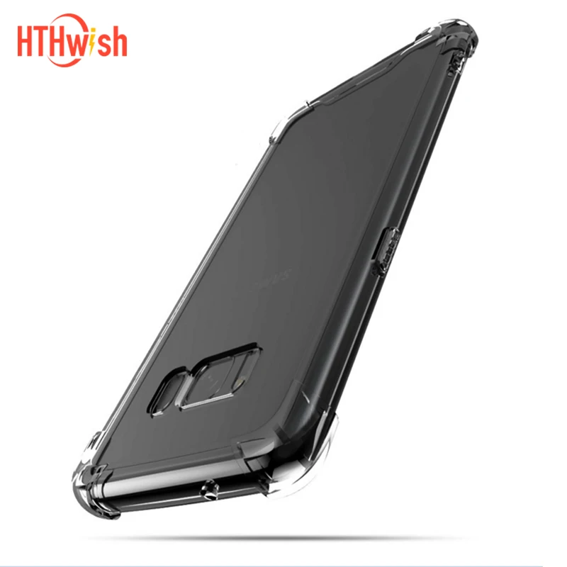 Прозрачные чехлы для телефонов Samsung galaxy s8 s7 edge a5 j5 2017 мягкий чехол j4 j6 s10 lite