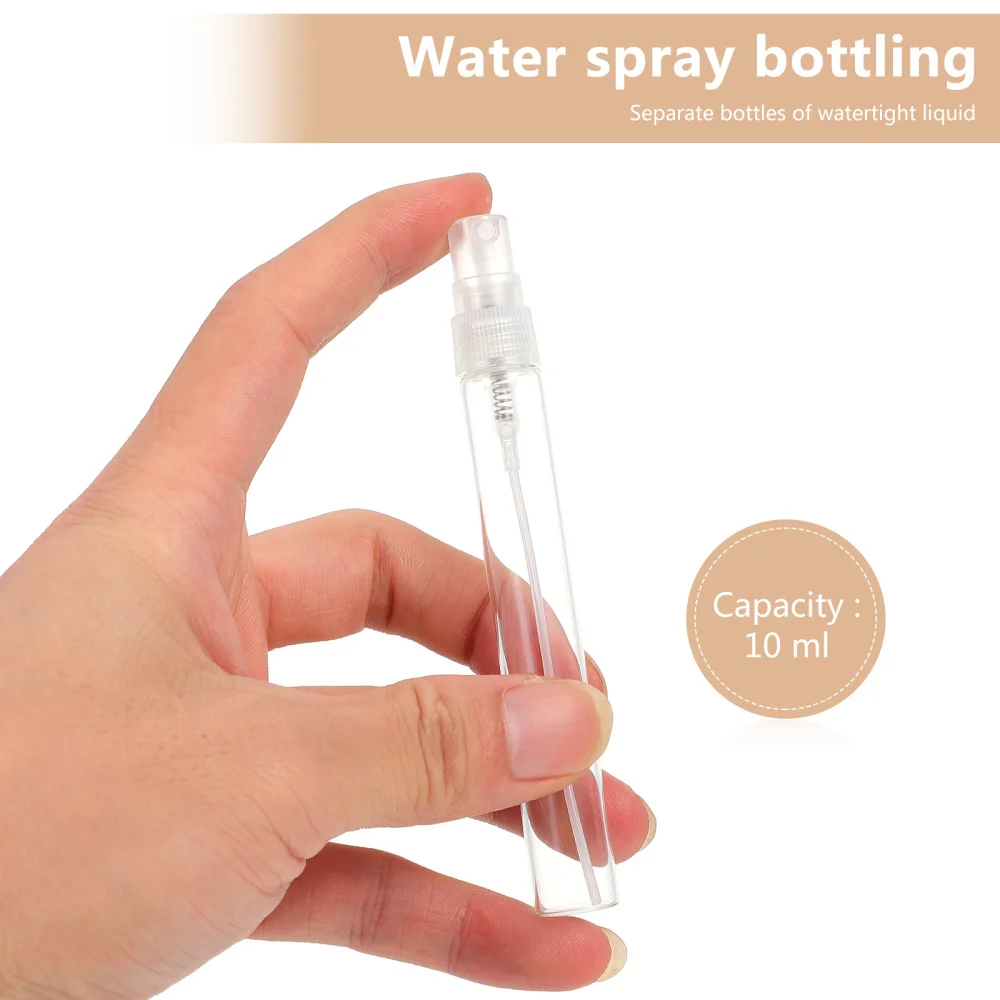 

20 Pcs Reusable Sub Bottles Glass Sample Bottles Practical Perfume Bottles