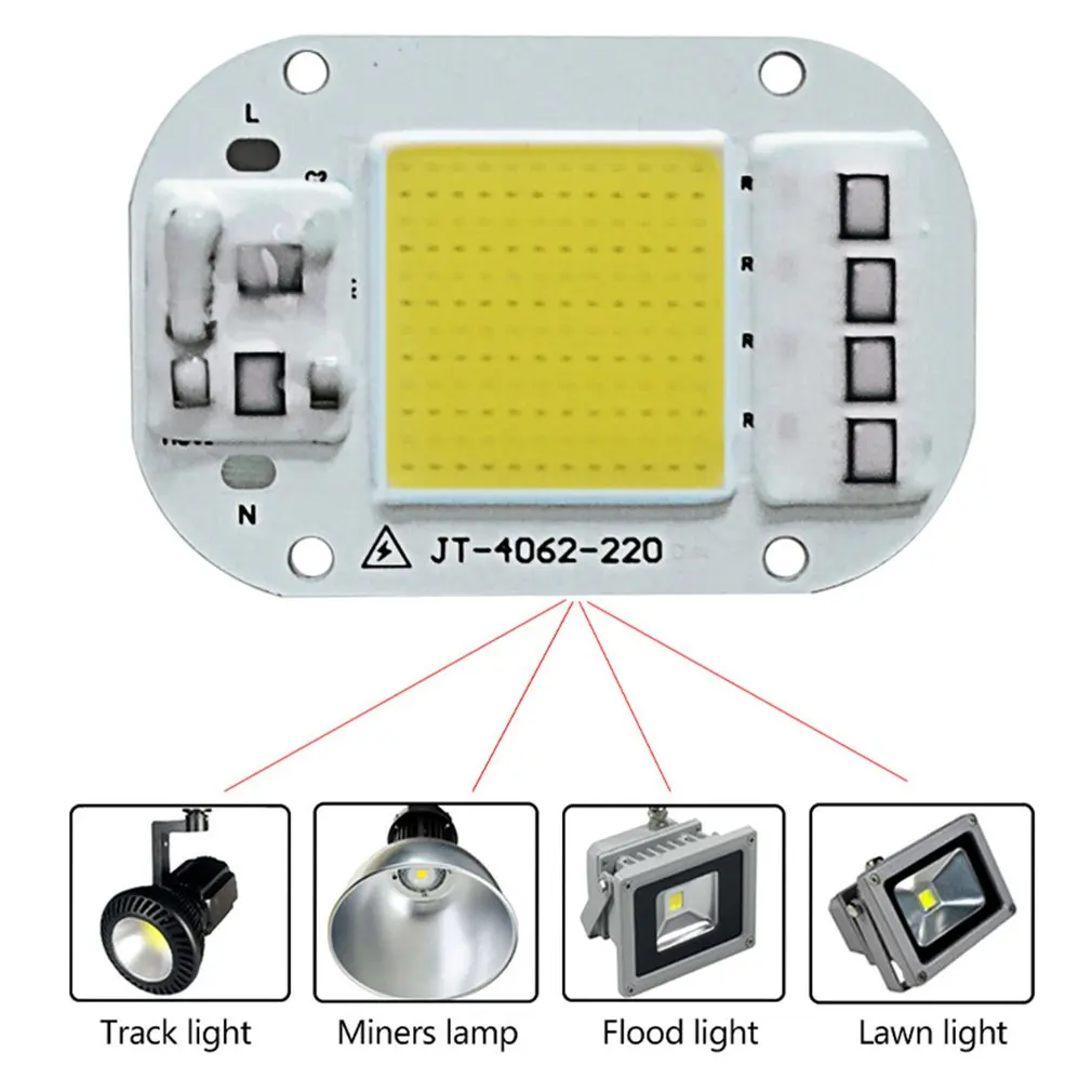 

Upgraded Driver-free COB Surface Light Source High Voltage LED Lamp Bead Led Floodlight Downlight LED Components