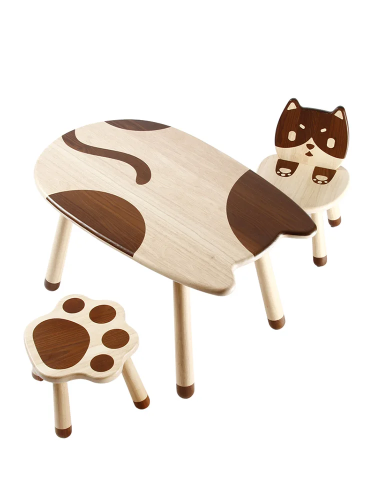 Chair Set Kindergarten Writing Table Baby Dining Learning Games Toy |
