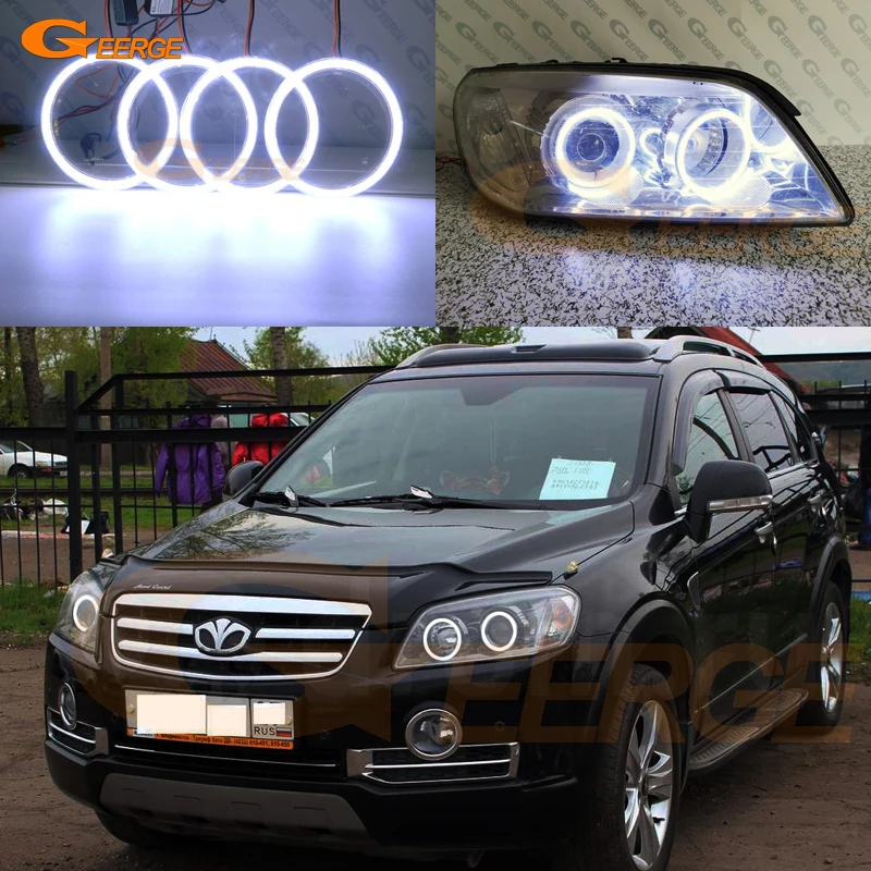 Отличный COB комплект светодиодов глаза ангела halo кольца ультра яркие для daewoo winstorm