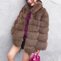 kalenmos 2020 plus size winter outerwear furry faux fur coat women high collar long sleeve fake fur jacket fourrure coats mujer