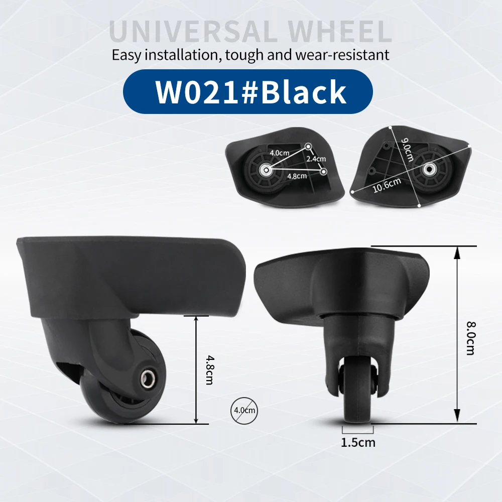 Luggage universal wheels Compatible with Franch ambalsador suitcase 24 inch password box trolley case roller tires accessories