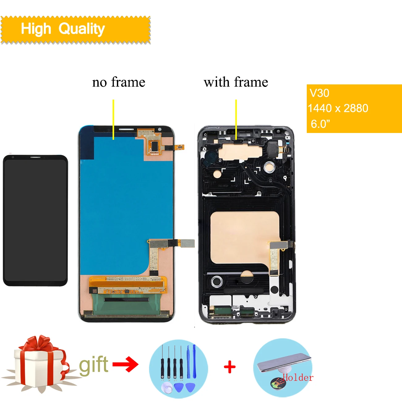 Для LG V30 lcd H930 H930DS H931 H932 H933 VS996 LS998U US998 ЖК-дисплей монитор Сенсорный экран дигитайзер с рамкой 6,0"