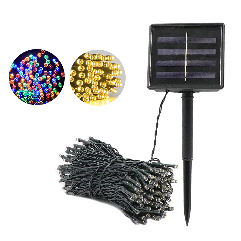 10/20M Solar Led String Light Waterproof Outdoor Led Fairy Lights for Pop Year Christmas Party Wedding Garden Decor Holiday Lamp