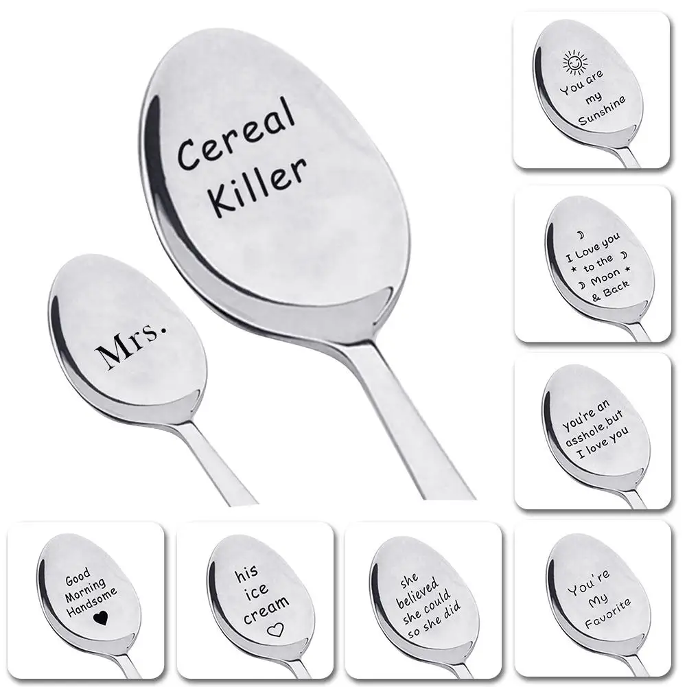 

1pc Household Portable Stainless Steel Peanut Butter Rice Soap Spoon Tableware Gift（Cannot be customized）