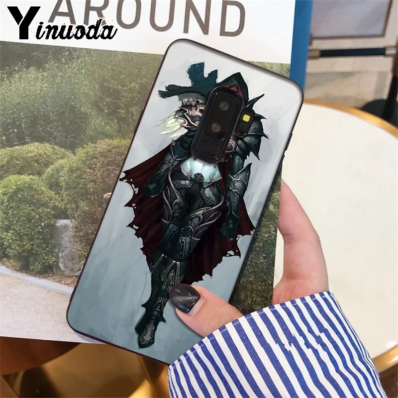 A7 Yinuoda World of Warcraft артасов Сильвана протектор чехол для samsung S9 S9 плюс S10 S6 S6edge S10plus S7 S7edge S8 S8plus - Цвет: A7