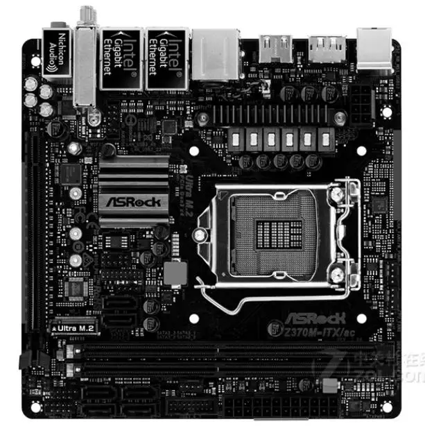 MINI ITX HTPC для ASRock Z370M ITX/ac оригинальный использоваться настольных ПК 1151 материнская