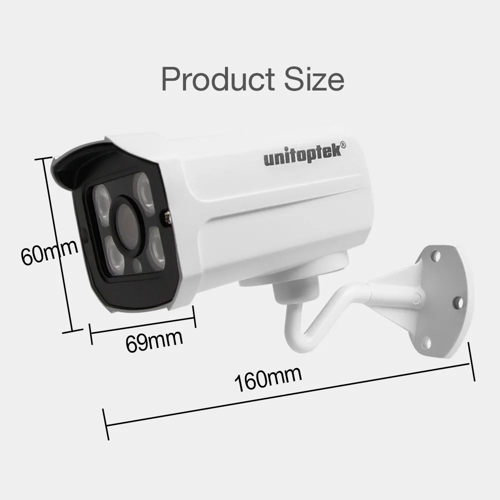 HD 4MP Bullet POE IP Camera Outdoor Waterproof H.265 Video Network Security Cam Night Vision IR 20M Onvif XMEYE | Безопасность и