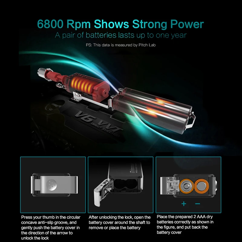 Электрический триммер для бритья носа и ушей Pritech Ультратонкий профессиональный