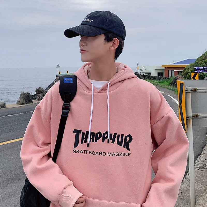 Новинка Осень 2019 корейская версия свободного кроя парный тренд Повседневный