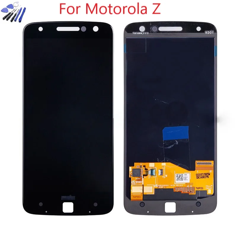 Оригинальный для Motorola MOTO Z Droid дисплей XT1650 03 ЖК с сенсорным экраном дигитайзер Moto 05