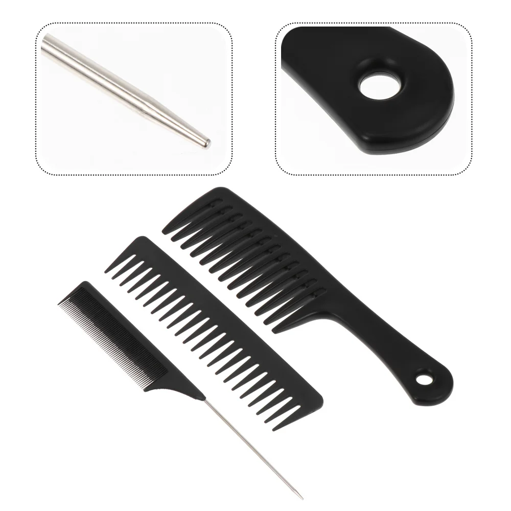 

3pcs Wide-tooth Comb All Purpose Comb Anti-static Comb Comb Comb